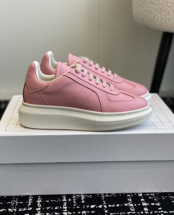 Alexander McQueen Oversized Pink Drip Sneakers