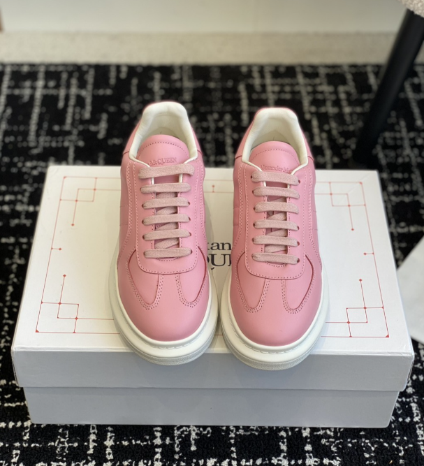 Alexander McQueen Oversized Pink Drip Sneakers
