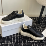 Alexander McQueen Oversized White/Black Drip Sneakers