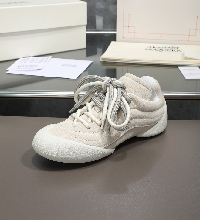 Alexander McQueen Flexion Grey Drip Sneakers