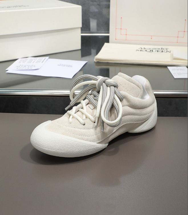 Alexander McQueen Flexion Grey Drip Sneakers