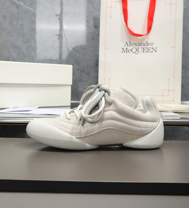 Alexander McQueen Flexion Grey Drip Sneakers