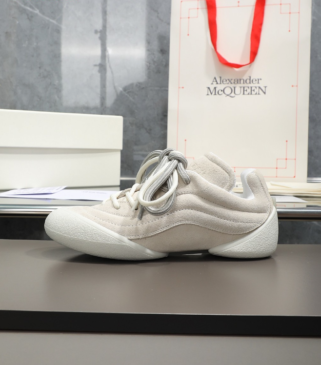 Alexander McQueen Flexion Grey Drip Sneakers