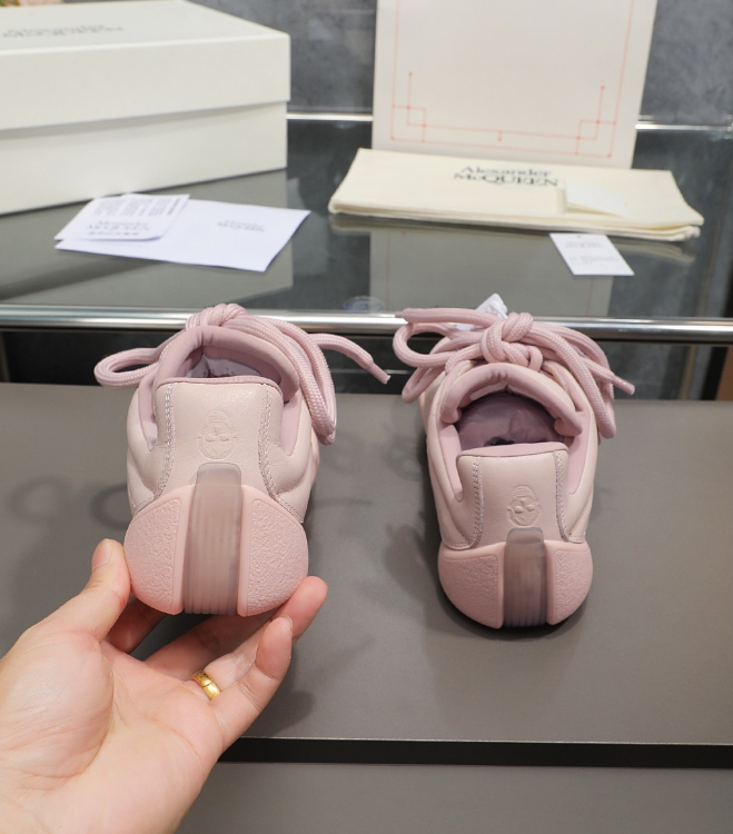 Alexander McQueen Flexion Pink Drip Sneakers