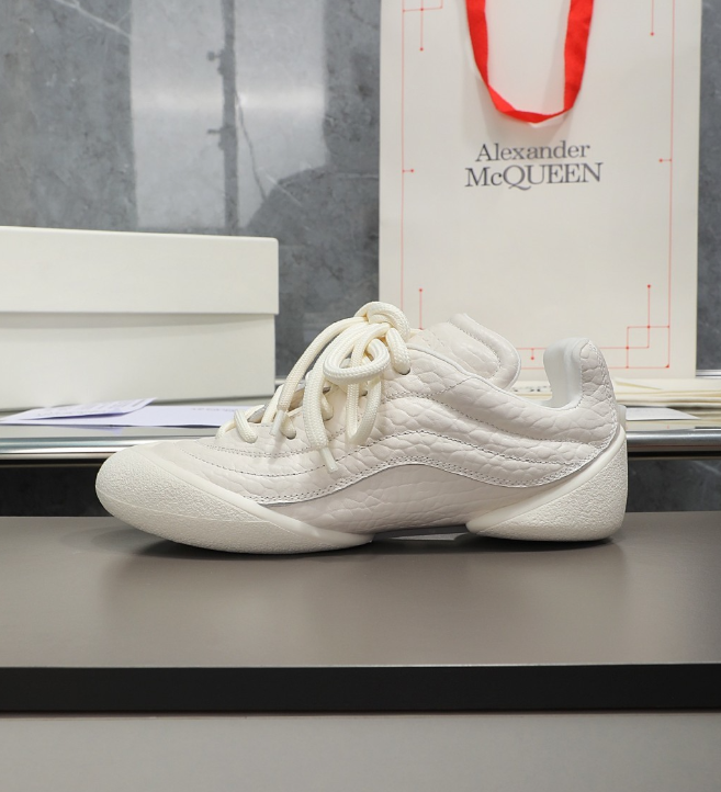 Alexander McQueen Flexion White Drip Sneakers