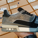 Trainer Silver and Black Crystal