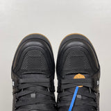 Trainer Black and Brown Sole