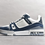 Trainer White and Blue