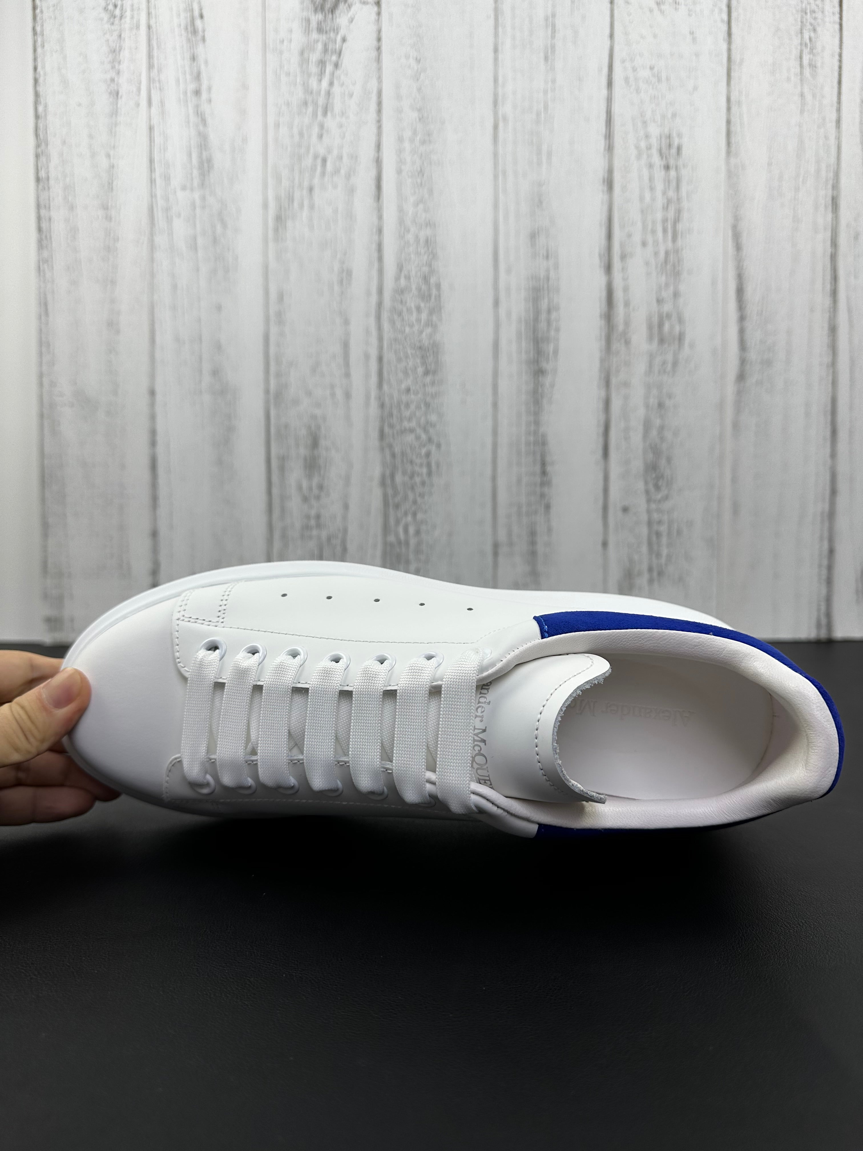 Alexander McQueen Blue Drip Sneakers