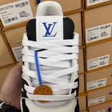 Trainer White and Blue