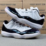 AJ11 Low Black and White
