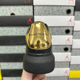 Alexander McQueen Gold Black Drip Sneakers