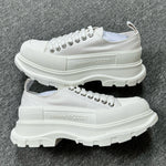 Alexander McQueen All White Drip Sneakers