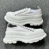 Alexander McQueen All White Drip Sneakers