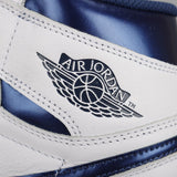 AJ1 High Metallic Navy