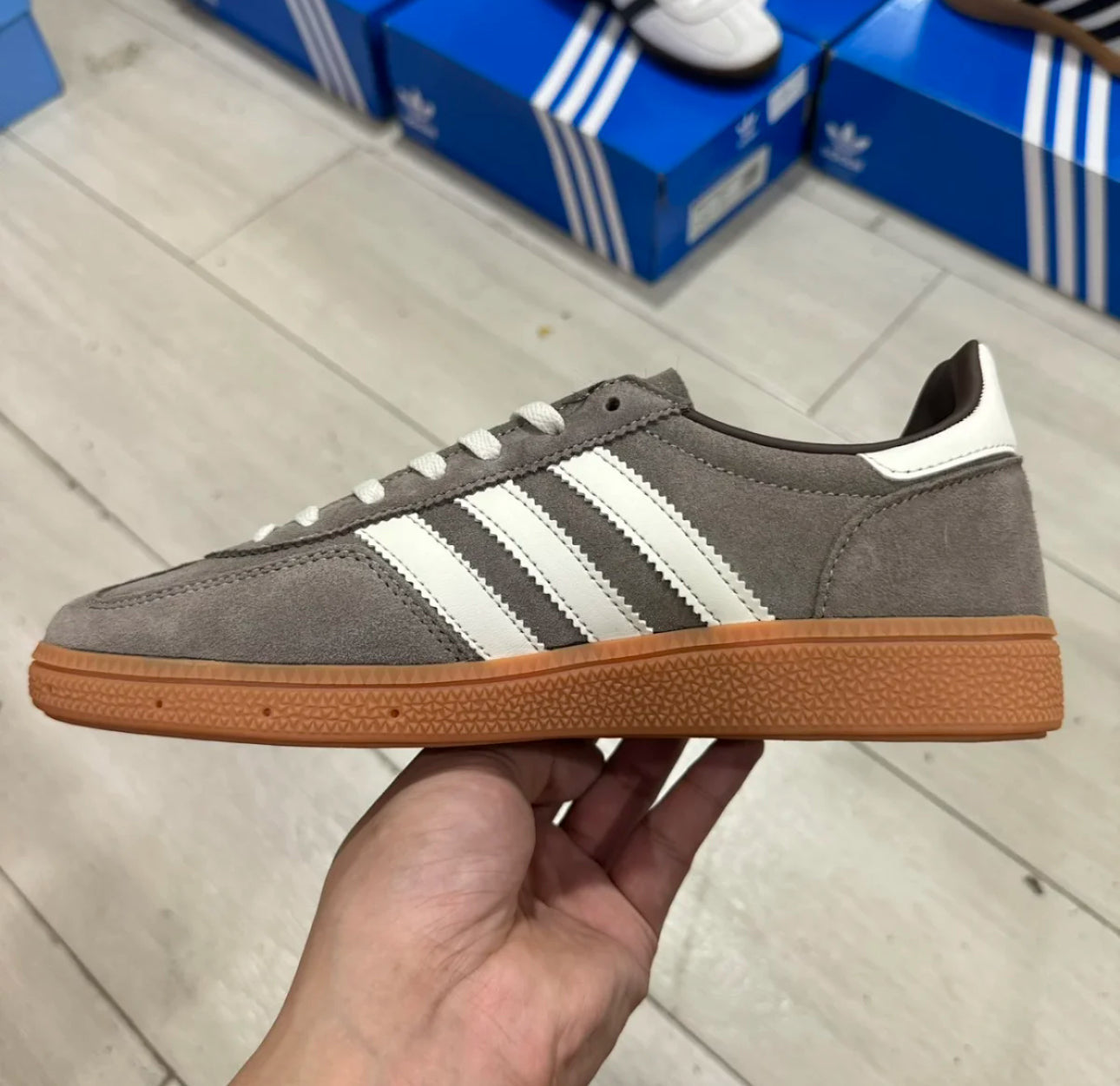 Spezial Brown and White