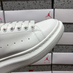 Alexander McQueen Grey Suede Drip Sneakers