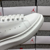 Alexander McQueen Grey Suede Drip Sneakers