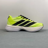 Adizero Boston 13 Black Fluorescente Green
