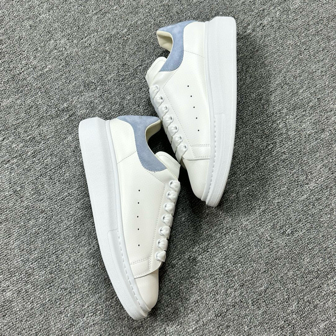 Alexander McQueen Blue Camurça Drip Sneakers