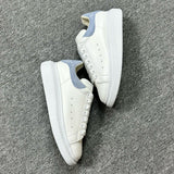 Alexander McQueen Blue Camurça Drip Sneakers