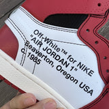 AJ1 High x Off White Red Wave