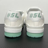 Trainer White and Mint Green