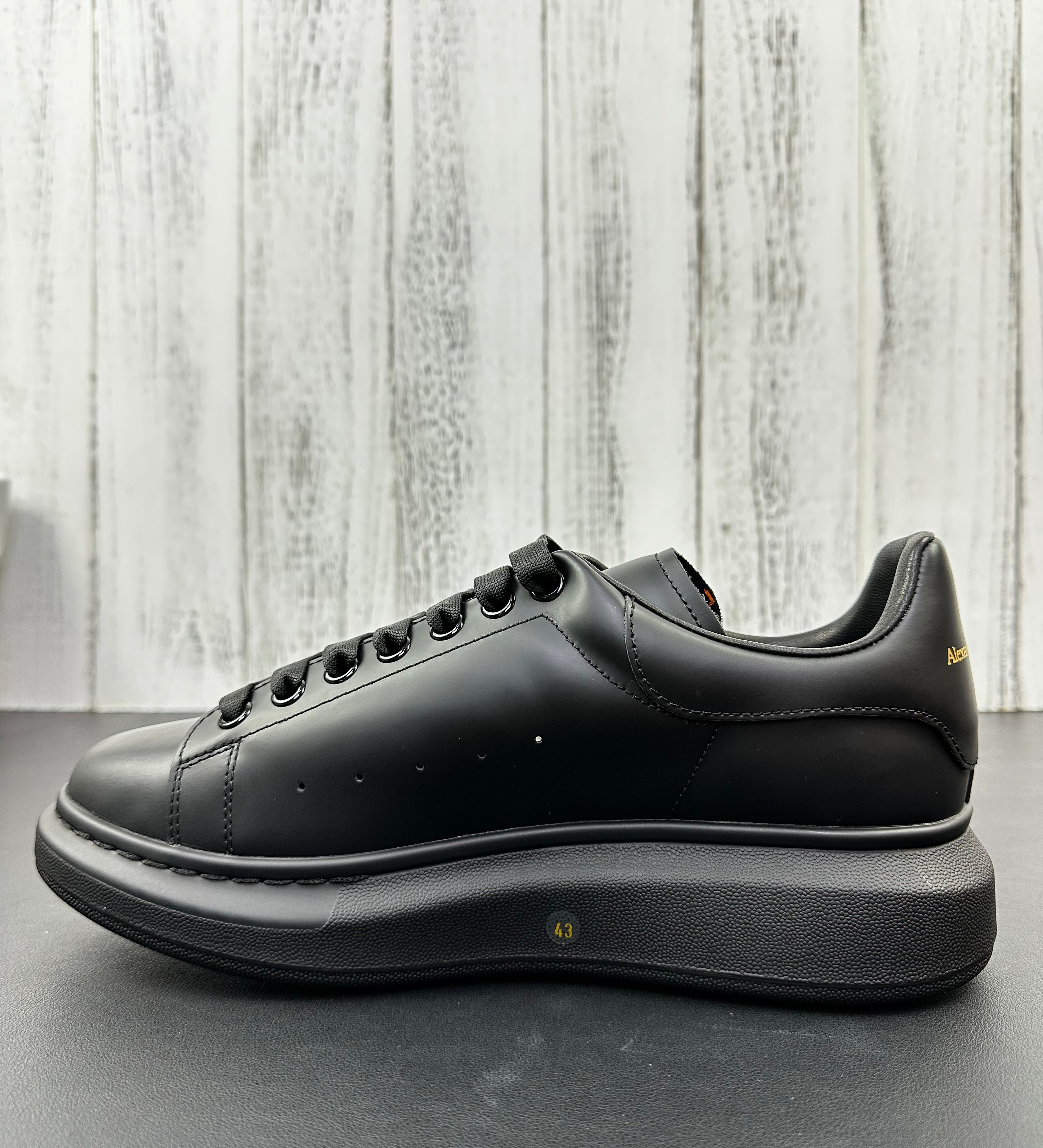 Alexander McQueen All Black Drip Sneakers