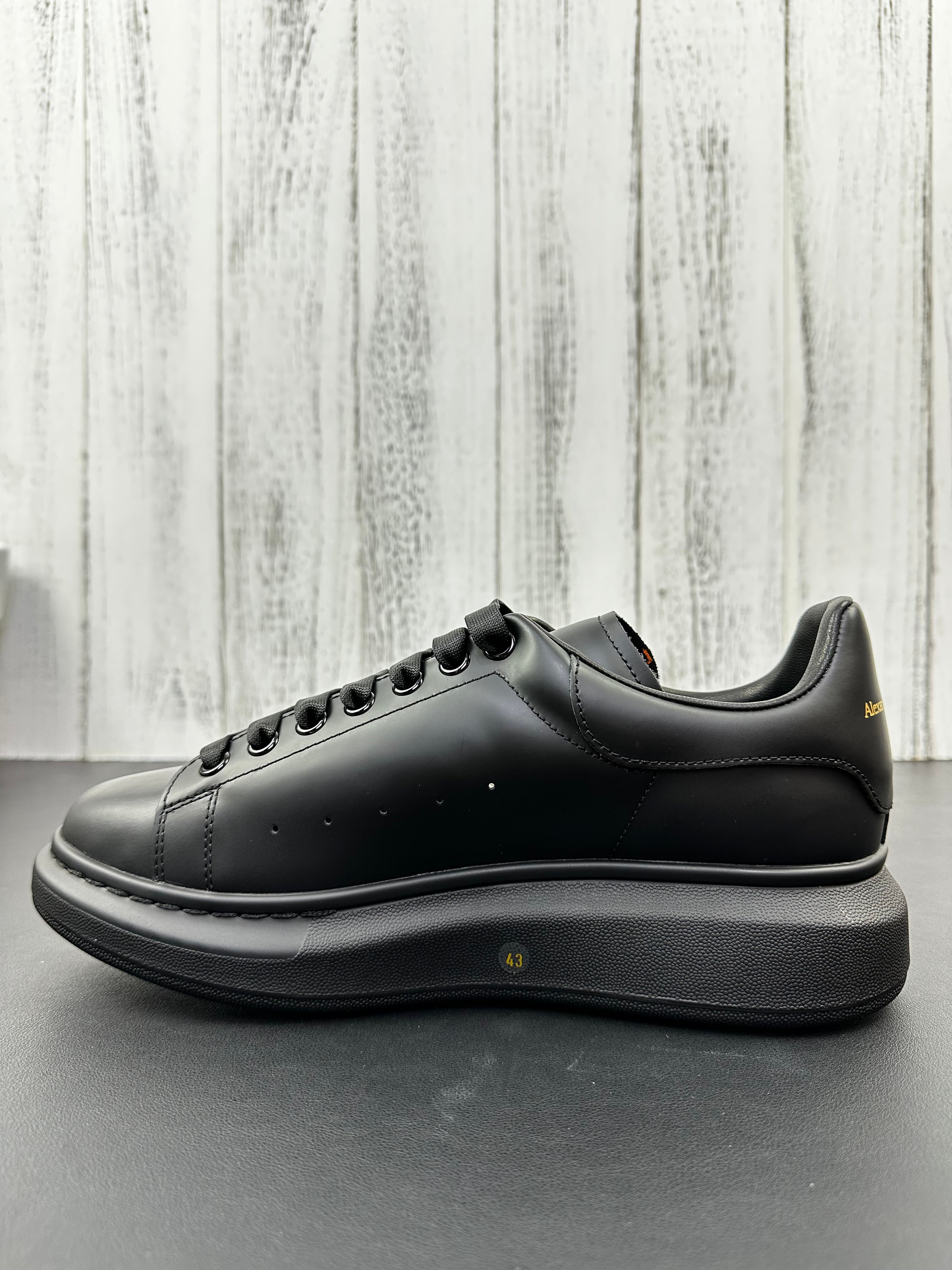 Alexander McQueen All Black Drip Sneakers