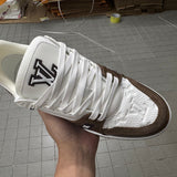 Trainer White and Brown