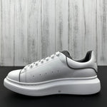 Alexander McQueen White and Grey Drip Sneakers