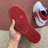 AJ1 High White Red