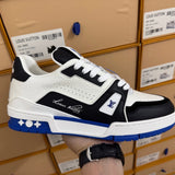 Trainer White and Blue