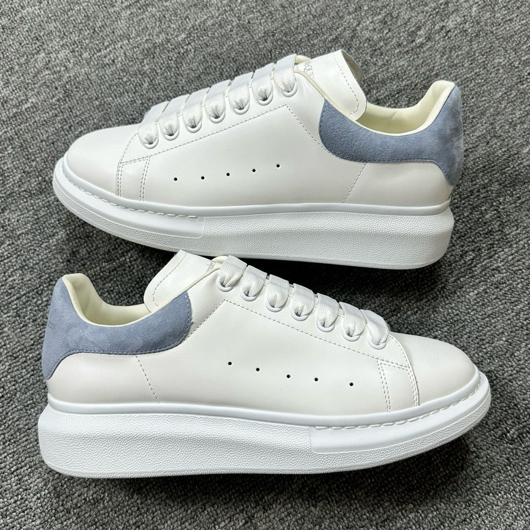 Alexander McQueen Blue Camurça Drip Sneakers