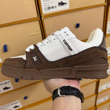 Trainer Brown and White