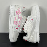 Trainer White and Pink Flowers
