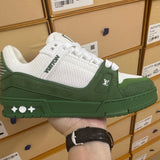 Trainer Green and White