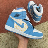 AJ1 High North Carolina Blue Star