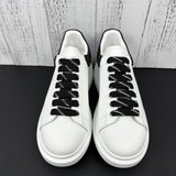 Alexander McQueen Black and White Drip Sneakers