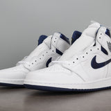 AJ1 High Metallic Navy