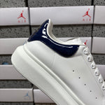 Alexander McQueen Mirror Dark Blue Drip Sneakers