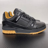 Trainer Black and Brown Sole