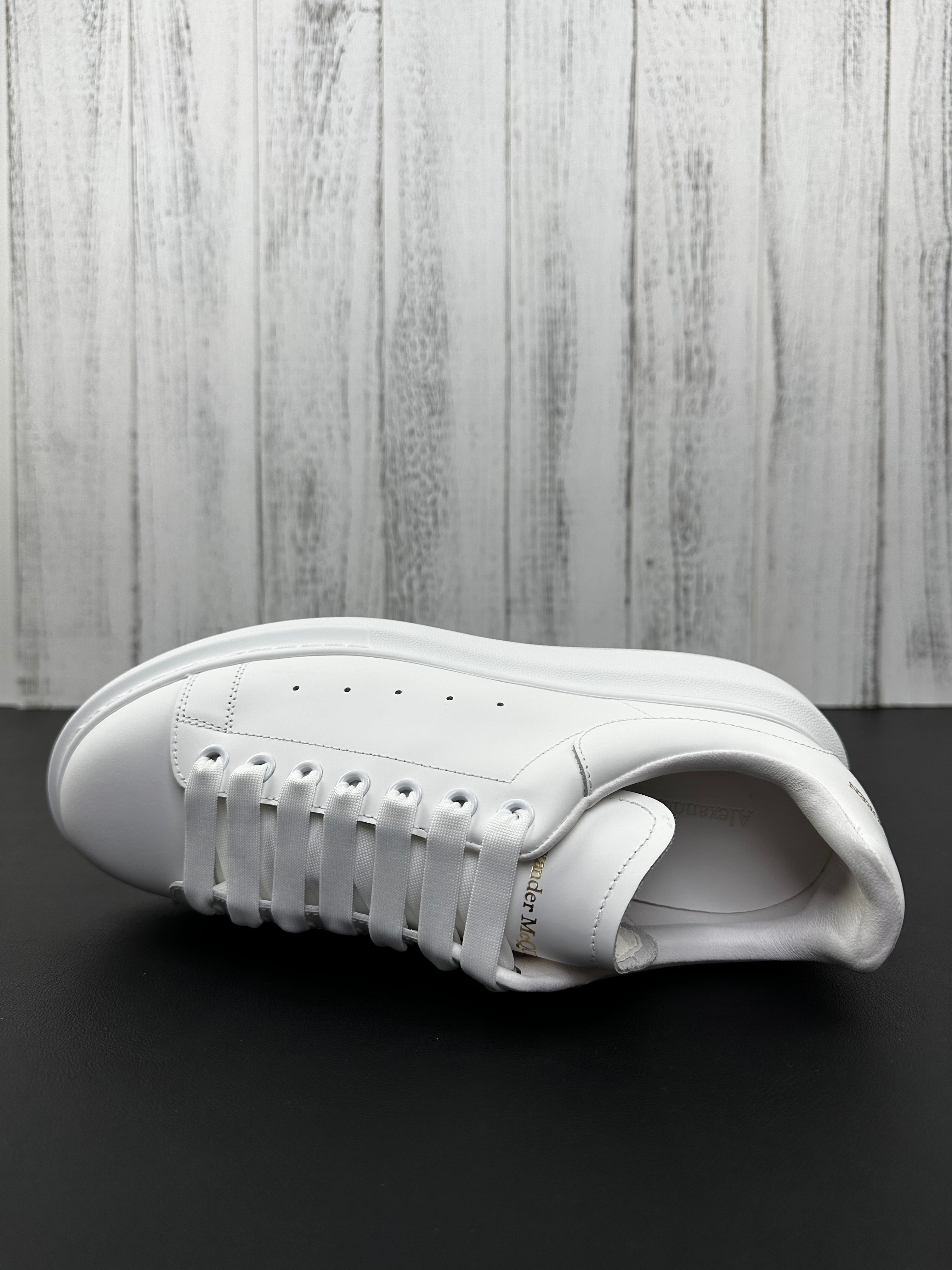 Alexander McQueen All White Drip Sneakers