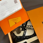 Trainer Black and White Drip Sneakers