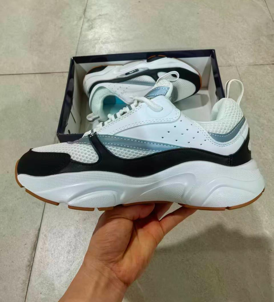 B22 White Blue and Black