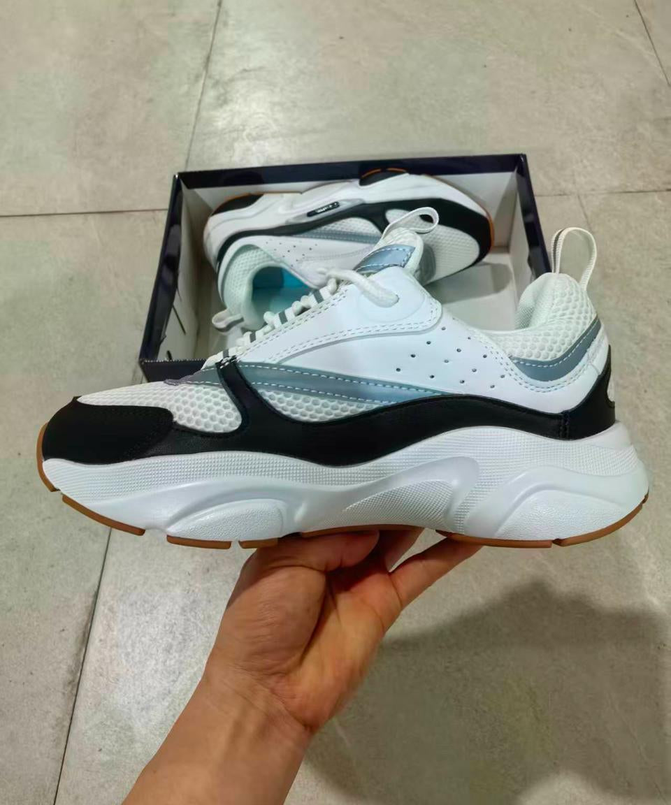 B22 White Blue and Black