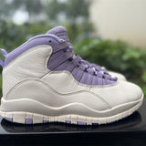 AJ10 White and Purple