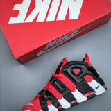 Uptempo White/Red/Black