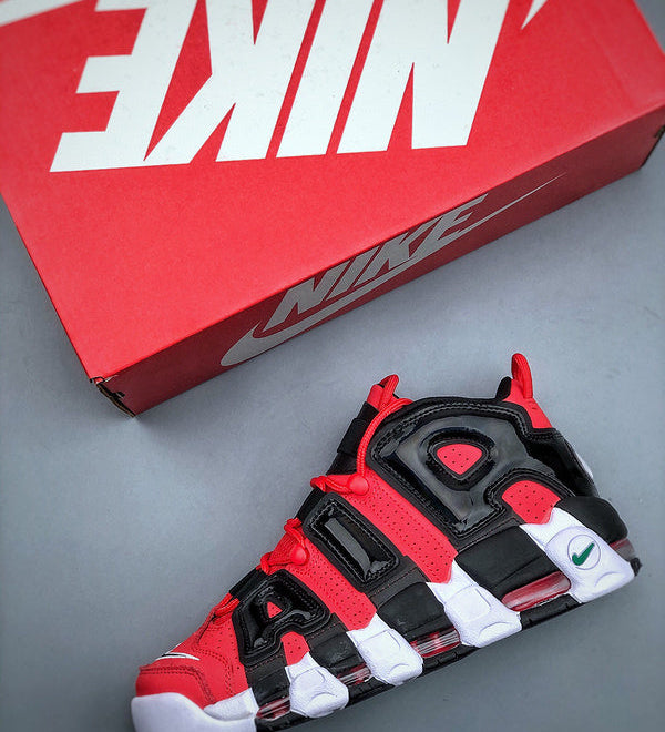 Uptempo White/Red/Black