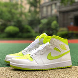 AJ1 MID White Lime